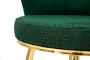 Poltrona Mindy Verde 70x63x83 cm in Legno e Ferro 