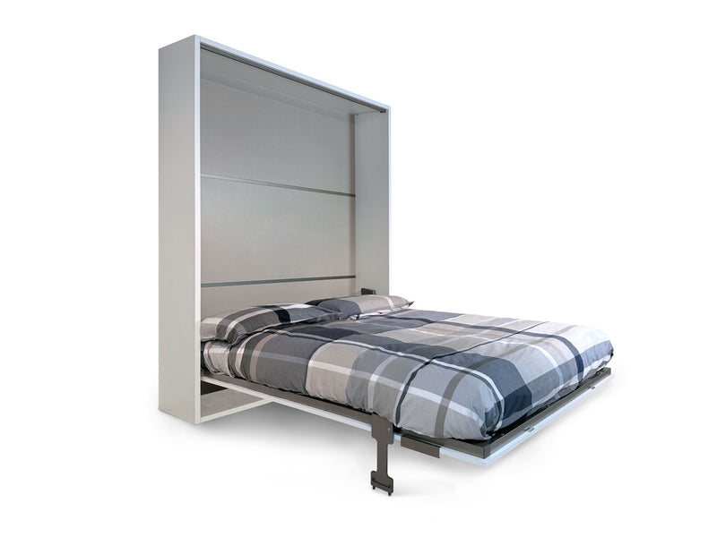 Letto Matrimoniale A Scomparsa 160 Versia Con Armadio Dx 2 Ante Argilla      