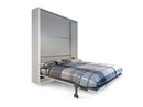 Letto Matrimoniale A Scomparsa 160 Versia Con Armadio Dx 2 Ante Bianco      