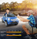 Macchina Elettrica per Bambini 12V Smart Fortwo Cabrio Blu