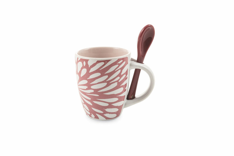 Set 24 Tazzine da Caffè Ø5,5x6,5 cm in Ceramica Villa d'Este Home Tivoli Aurora