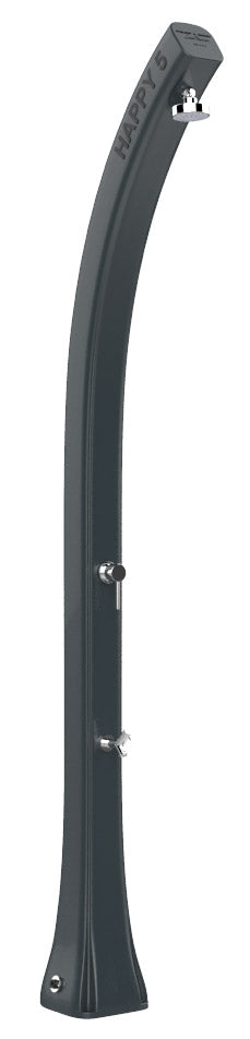 sconto Doccia Solare da Giardino 28L Miscelatore e Lavapiedi Arkema Happy Five Grigio Antracite