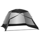 Tenda da Campeggio e Spiaggia a Rete Anti UV per 4 Persone con Borsa di Trasporto 3x3m  Nero