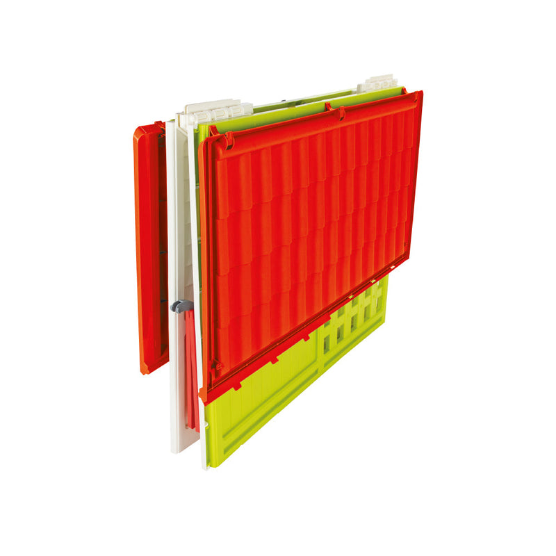 Casetta Gioco per Bambini 110x92x109 cm Cottage Pieghevole in Plastica 