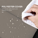 Cuscino per Sdraio e Lettino Prendisole  con Lacci di Fissaggio  in Tessuto Grigio Scuro