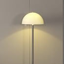 Piantana da Interno Lampada da Terra Paralume Doppio E27 Metallo e Acrilico 35x150 cm Bianco  