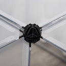 Recinto per Animali Modulabile 140x70x70 cm con Pannelli 35x35 cm in Acciaio e PP Nero  