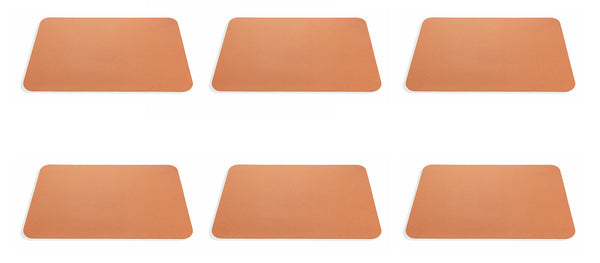 sconto Lot de 6 sets de table 45x30x0,2 cm en PVC VdE Tivoli 1996 Texas Marron