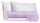 Ensemble de draps et taies d'oreiller en coton lilas différentes tailles