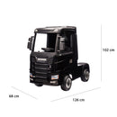 Camion Elettrico per Bambini 126x68x102 cm 24V Scania Nero