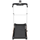 Tapis Roulant Meccanico Pieghevole con Schermo LED  Bianco e Nero