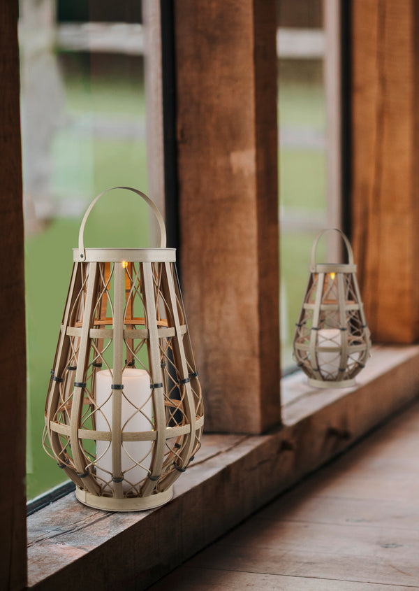 Lampe de table LED d'extérieur en plastique beige acquista