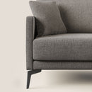 Divano 2 Posti 160x94x90 cm in Tessuto Talpa
