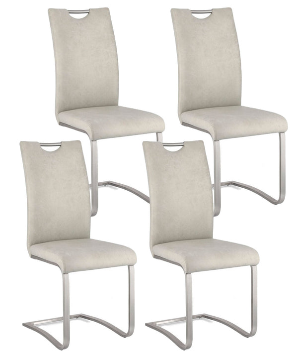Ensemble de 4 chaises 42x56x102h cm Kenneth Pu Ghiaccio online