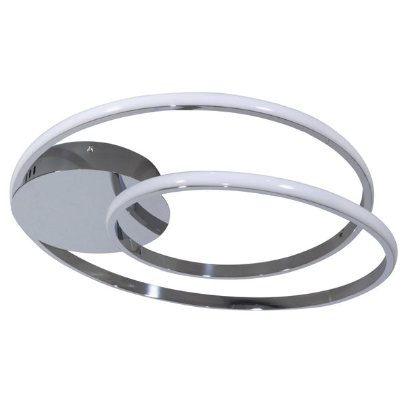 prezzo Plafonnier led 45W 4320lm 4500K Chrome E-Energy Spira