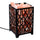 Lampe à sel avec galets et accessoire 13,1x13,1xh20 cm