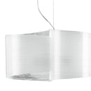 Lampadario a Sospensione Vetro Decoro Linee Interno Moderno E27