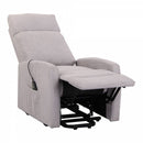 Poltrona Alzapersona Elettrica 1 Motore in Tessuto Grigia