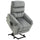 Fauteuil Releveur Electrique 1 Moteur 79x97x103 cm en Polyester Effet Velours Gris