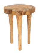 Sgabello Kursi Ø35x45 cm in Teak Riciclato      