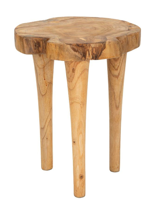 online Sgabello Kursi Ø35x45 cm in Teak Riciclato