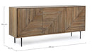 Credenza 3 Ante 184x45x83,4h cm Darsey 
