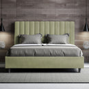 Letto Matrimoniale Agueda Tè verde Varie Misure