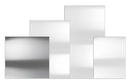 Tagliere Spianatoia per Alimenti 60x55 cm in Acciaio Inox Alimentare Lisa Luxury Plan