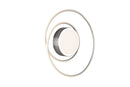 Plafoniera da Interno a LED in Metallo Nickel Opaco