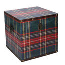 Set 3 Scatole in similpelle 1design scozzese quadrate