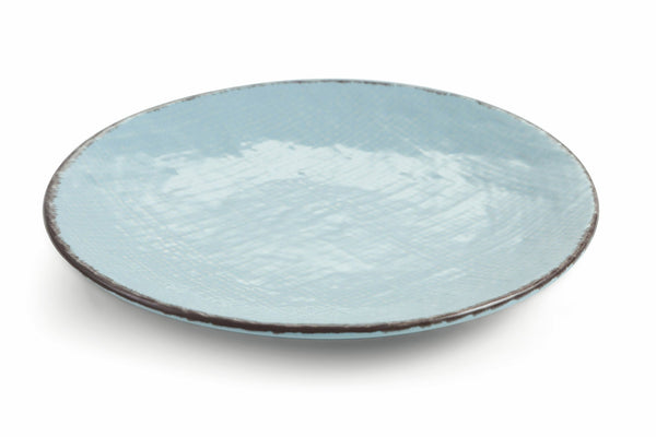 acquista Ensemble de 6 assiettes plates Ø26x3 cm en Gres VdE Tivoli 1996 Canapa Azzurri