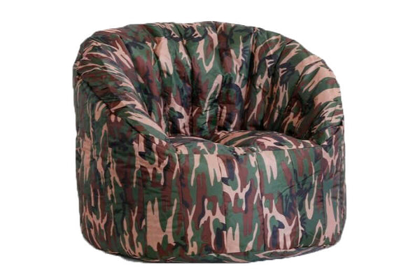 sconto Fauteuil Pouf Tortuga en Nylon Design Camouflage Avalli