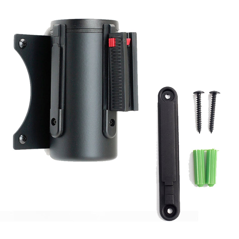 Tendinastro da Parete 4 m con Clip di Chiusura Nastro Rosso