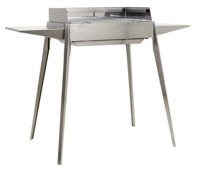 Barbecue a Carbone Carbonella in Acciaio Lisa Luxury Etna