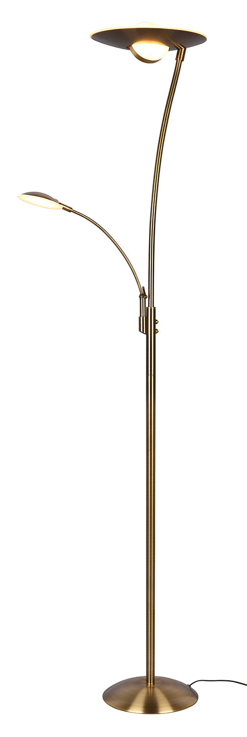 sconto Piantana da Interno a LED in Metallo Ottone antico