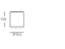 Applique da Esterno a LED 12W 3000K Sovil Alluminio