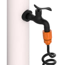 Fontana da Giardino in Alluminio Tubo 7,5 m e Pistola a Spruzzo con 8 Getti Sined Alu Bianco 