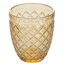 Set 6 Bicchieri Acqua Castle Chocolate in Vetro VdE Tivoli 1996 Marrone