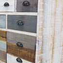 Mobile Clark 80x40x85 h cm in Legno Multicolor