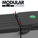 Pattumiera 3 Ante 102x38x87 cm Raccolta Differenziata con Portasacco 80 Litri