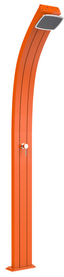 Doccia Solare da Esterno Giardino 30L Miscelatore Arkema Spring Arancio prezzo
