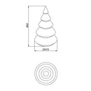 Lampada Albero di Natale da Terra Interno\/Esterno H85cm Arkema P201 Vari Colori