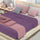 Couverture en mélange de coton violet Cober Coprice
