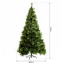 Albero di Natale Artificiale 210 cm 505 Rami Foltissimo Verdi 