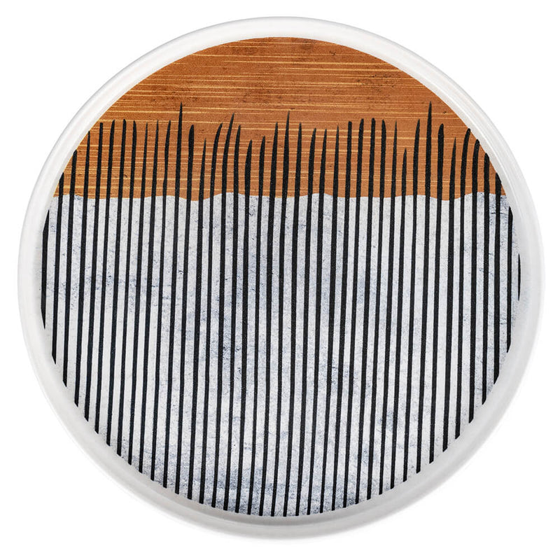 Set 4 Piatti Piani Ø27x2,5 cm  in Ceramica VdE Tivoli 1996 Switch