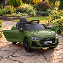 Macchina Elettrica per Bambini 12 V Audi A5L 101x55x43 cm con Telecomando e 2 Motori in PP Verde      