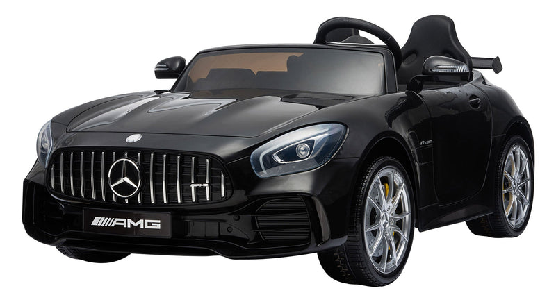 Macchina Elettrica per Bambini 2 Posti 24V con Licenza Mercedes GTR AMG Nera