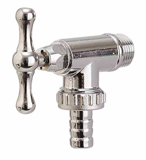 sconto Rubinetto per Fontana da Giardino in Ottone Cromato Belfer RUB/010C