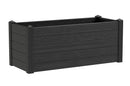 Fioriera da Giardino 100x42x40 cm in Polipropilene Trama 002 Ash Antracite