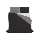 Copripiumino con Sacco e Federe in Tinta Unita Double Face Linea Zoe Cioccolato e Sabbia